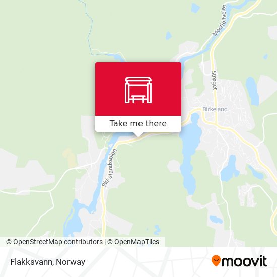 Flakksvann map