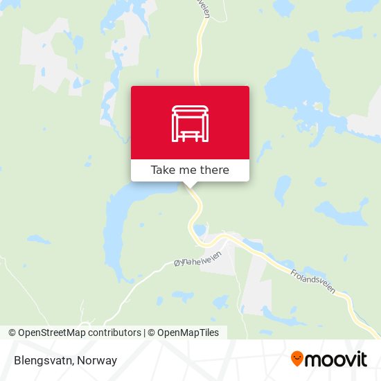 Blengsvatn map