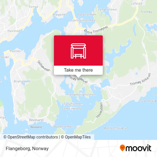 Flangeborg map