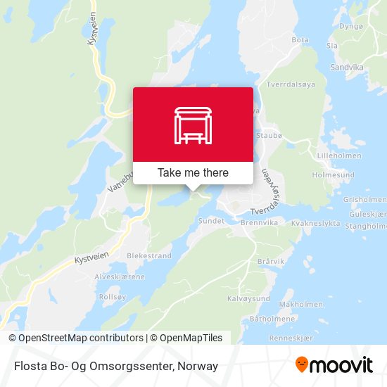 Flosta Bo- Og Omsorgssenter map