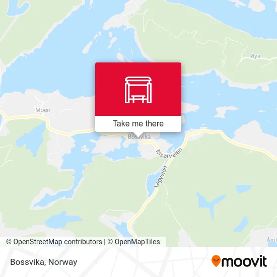 Bossvika map
