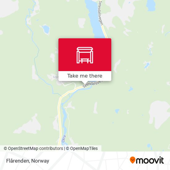 Flårenden map