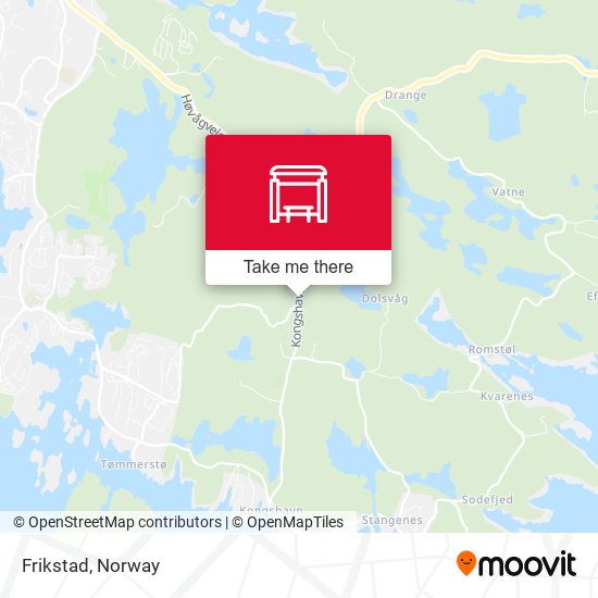 Frikstad map