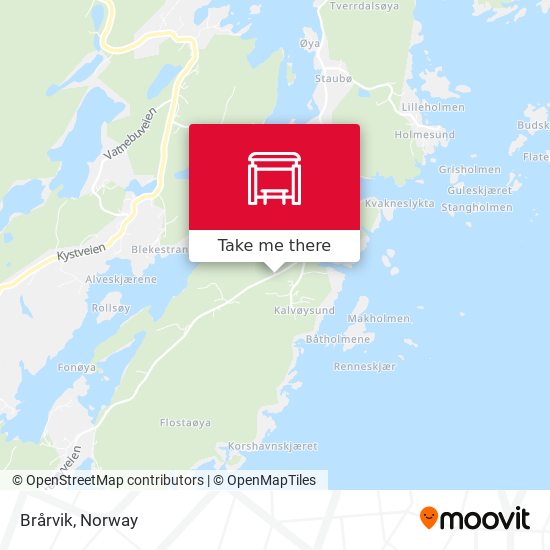 Brårvik map