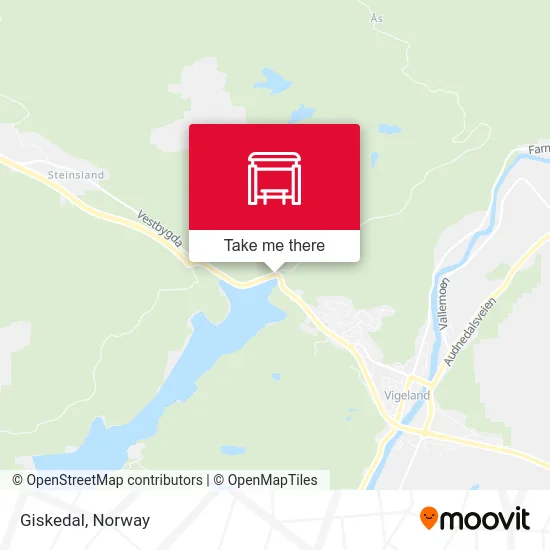 Giskedal map
