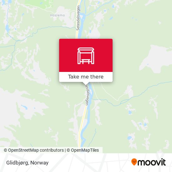 Glidbjørg map