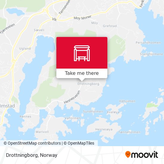 Drottningborg map