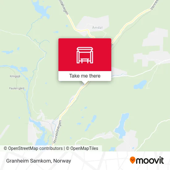 Granheim Samkom map
