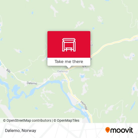 Dølemo map