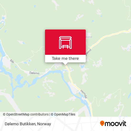 Dølemo Butikken map