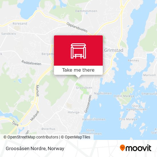 Groosåsen Nordre map