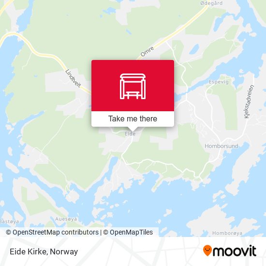 Eide Kirke map