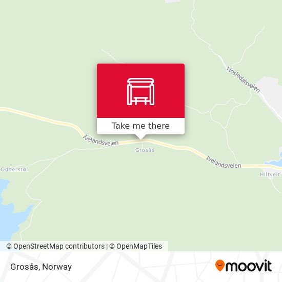 Grosås map