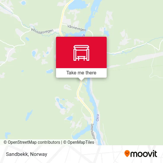 Sandbekk map