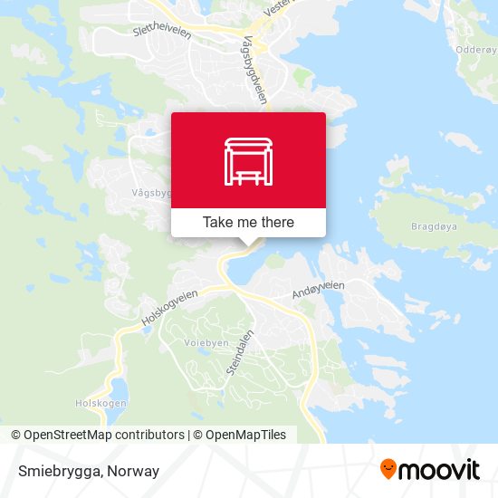 Smiebrygga map