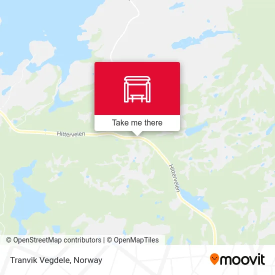 Tranvik Vegdele map
