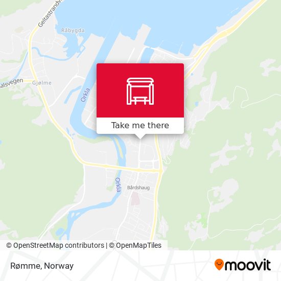 Rømme map