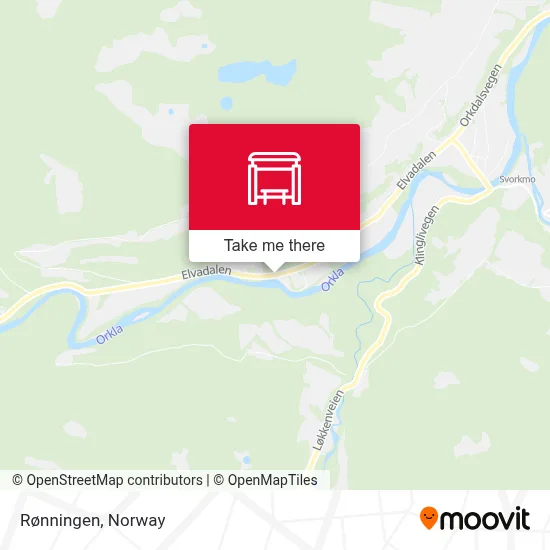 Rønningen map
