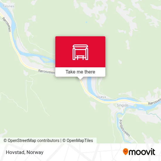 Hovstad map