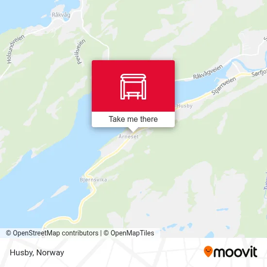 Husby map