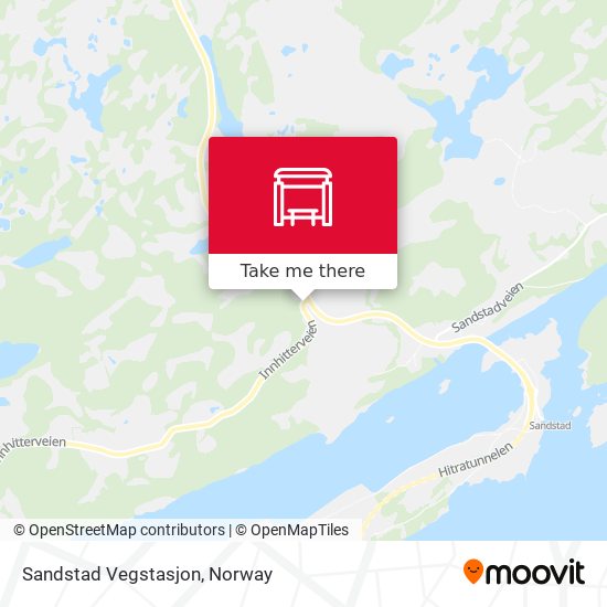 Sandstad Vegstasjon map