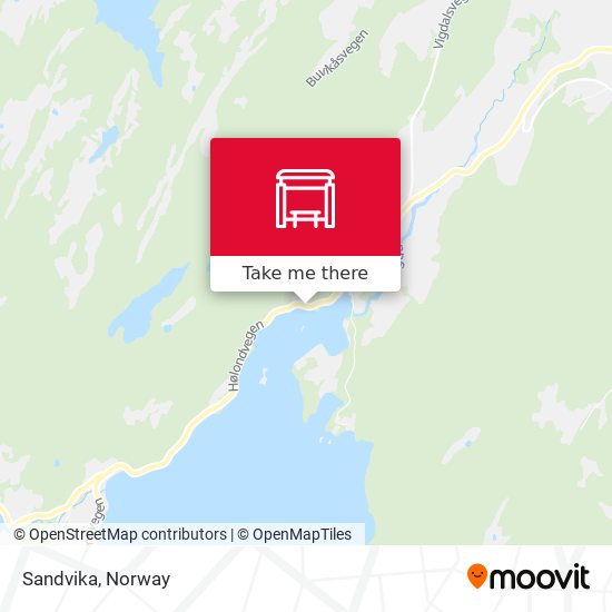 Sandvika map