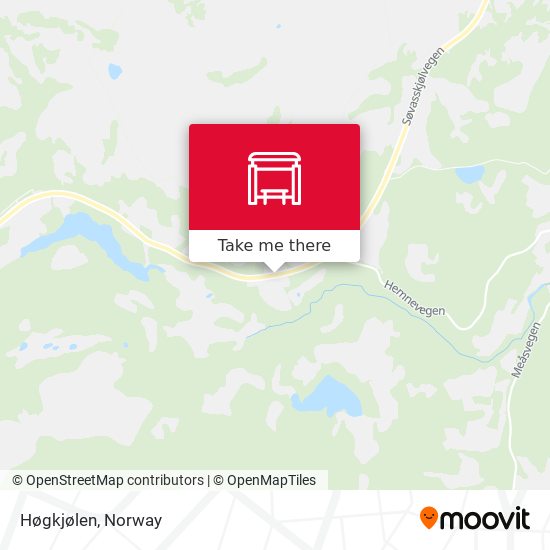 Høgkjølen map