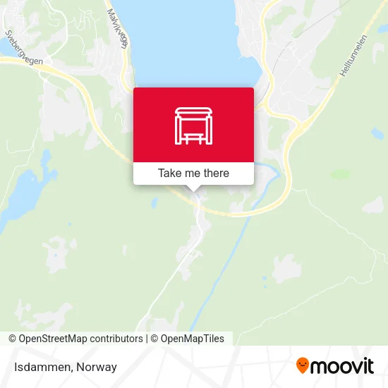 Isdammen map
