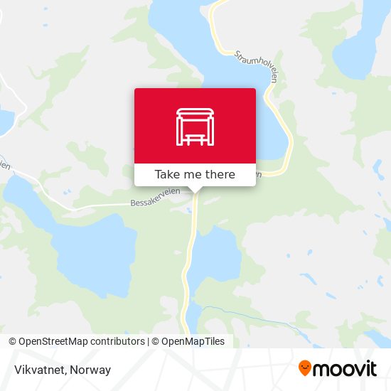 Vikvatnet map