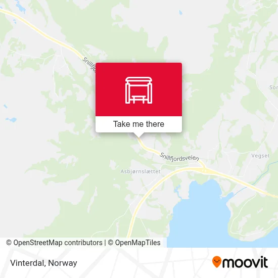 Vinterdal map