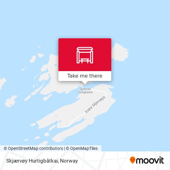 Skjærvøy Hurtigbåtkai map