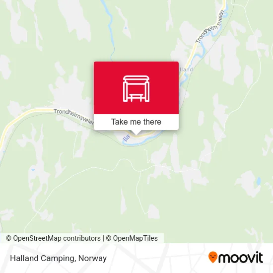 Halland Camping map
