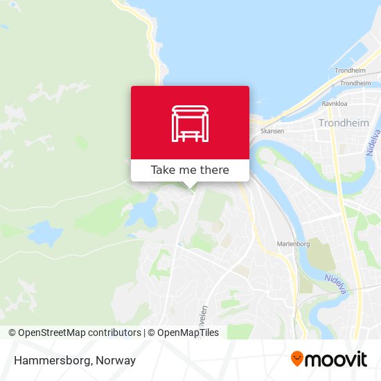 Hammersborg map