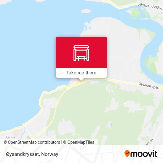 Øysandkrysset map