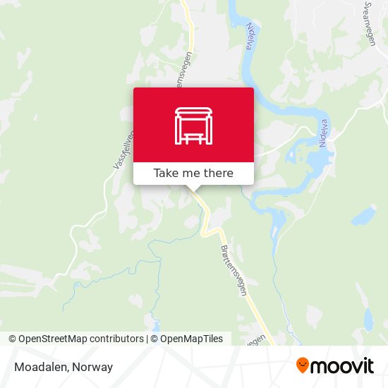 Moadalen map