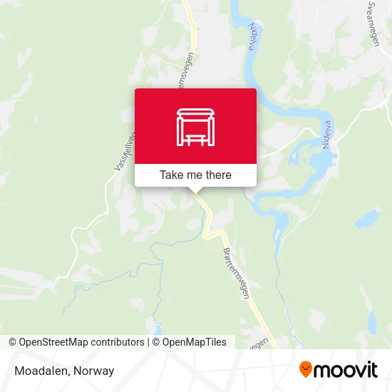 Moadalen map