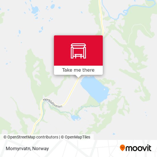 Momyrvatn map