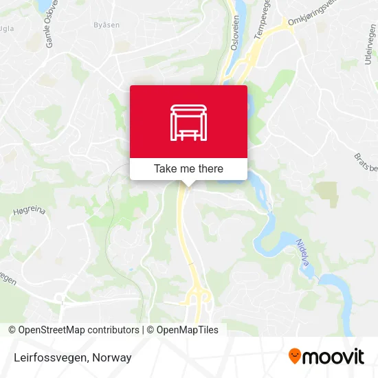 Leirfossvegen map