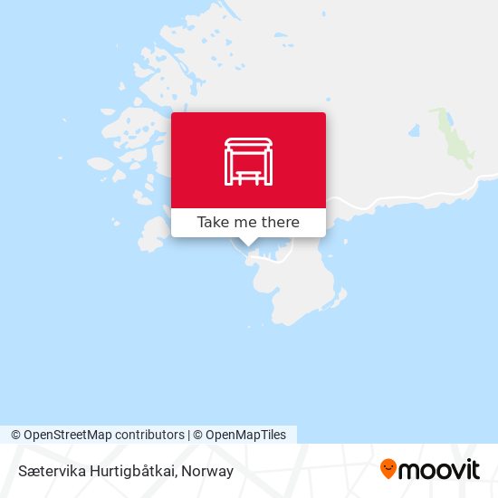 Sætervika Hurtigbåtkai map