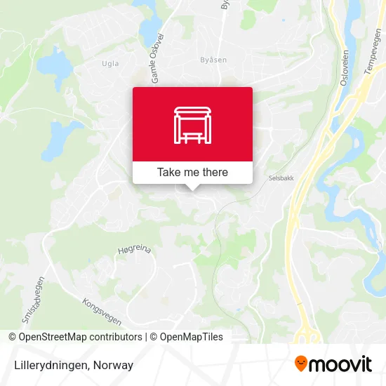 Lillerydningen map