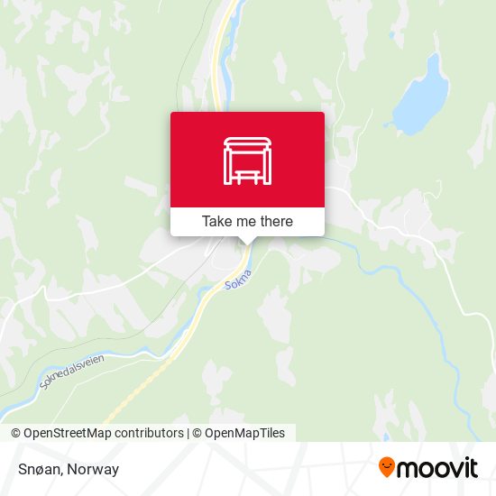 Snøan map