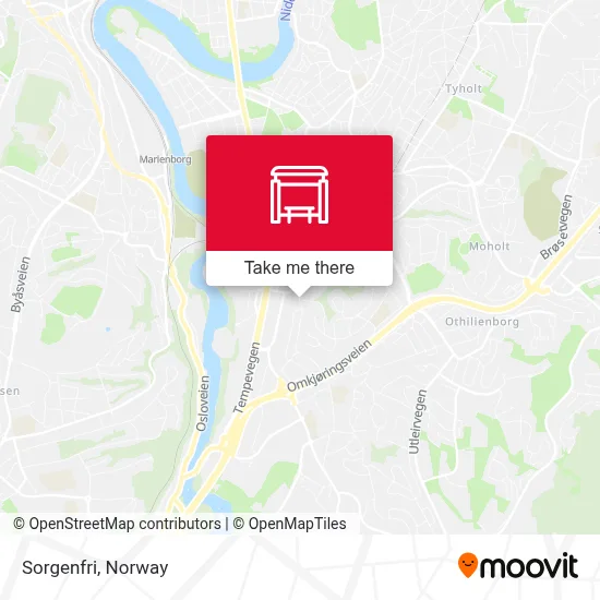 Sorgenfri map