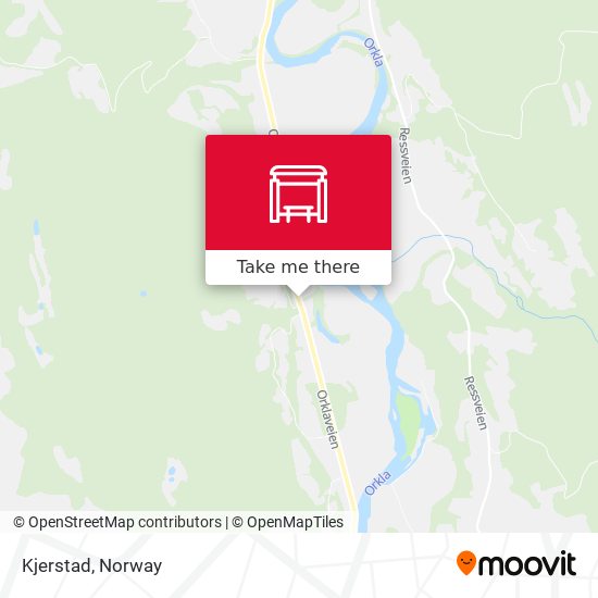 Kjerstad map