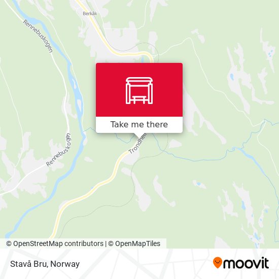 Stavå Bru map