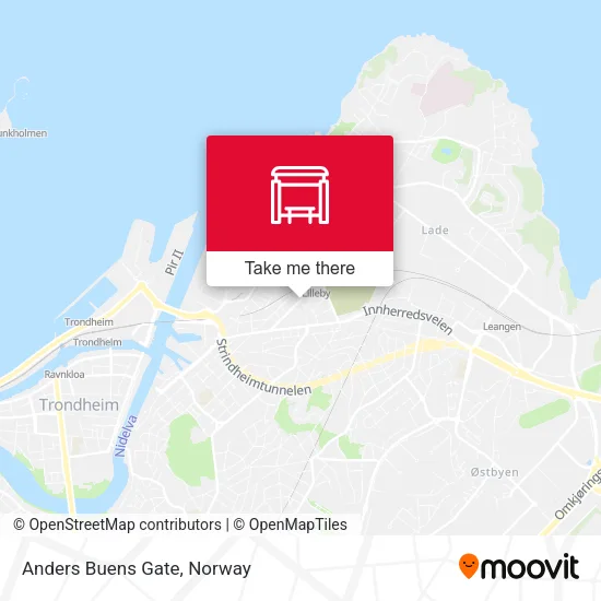 Anders Buens Gate map