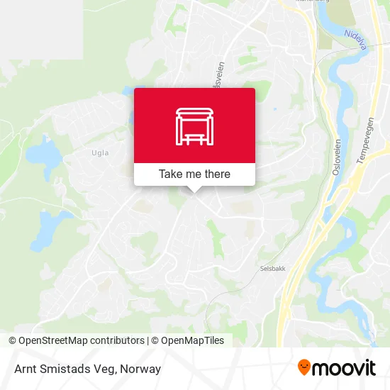 Arnt Smistads Veg map