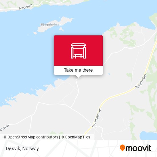 Døsvik map