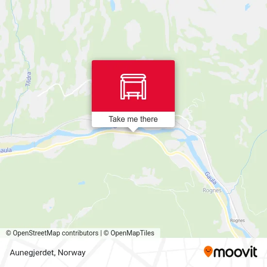 Aunegjerdet map