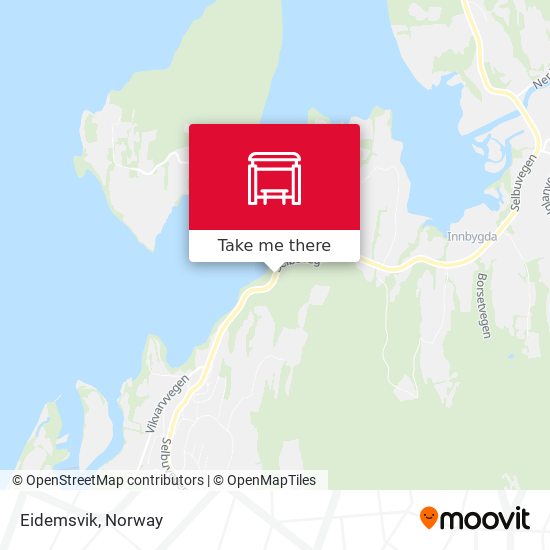 Eidemsvik map