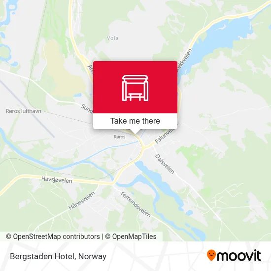 Bergstaden Hotel map